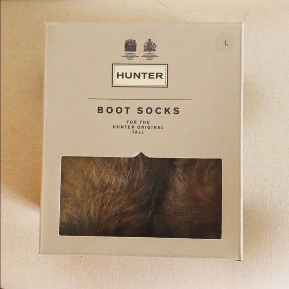 Hunter Original Faux Fur-Trim Boot Socks - Picture 3 of 5